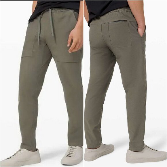 Lululemon Bowline Utilitech Pants 30" Gray Sage Men's Size L - Picture 1 of 8
